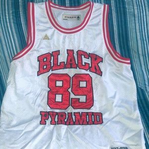 Rare Red and white Black Pyramid Jersey